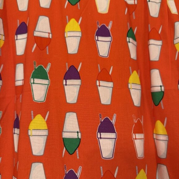 Nola Dawg Men’s Short Sleeve Button Shaved Ice Shirt Louisiana Artsy Size S - Picture 6 of 12